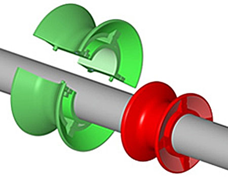 green-split-spool